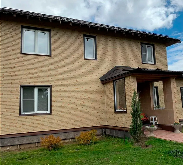 Фасадная панель Docke Flemish  Желтый Жженый 